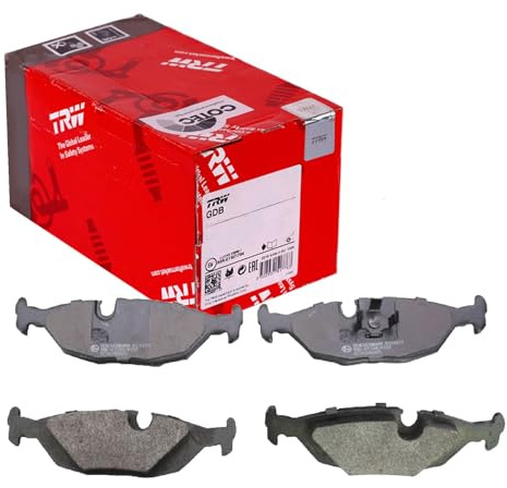 TRW GDB1068 Brake Pad Set of 4 Compatible for Saab 9000 Hatchback 1984-1998 Rear Axle and Other Vehicles