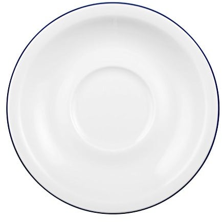 Seltmann Weiden Untere zur Kaffeetasse 14,5 cm 6 Stück Compact Blaurand 10795
