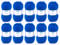 Gründl Wolle Lisa Premium uni - 10 x 50 g - Wolle zum Häkeln - Wolle zum Stricken - 100 % Polyacryl- Weich & Pflegeleicht- Nadelstärke 3,5-4,5 - Royalblau