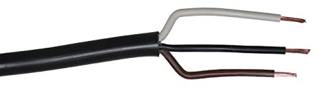 Lumonic 100m FLRYY Câble de véhicule 3x1,5mm² Noir | 3 Fils | Câble de remorque | câble Automobile multiconducteur | Résistant aux huiles et aux carburants, Ignifuge | Basse Tension