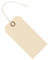 Etichette di carta con cordino attaccato, 12 x 6 cm, 100 etichette grandi con cordino