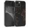 kwmobile Hülle kompatibel mit Apple iPhone 13 - Handyhülle Silikon Case - Travel Flugzeug Rosegold Transparent
