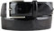 Lack-Gürtel aus Leder 4 cm | Glänzender Ledergürtel 40mm Herren | Eleganter Gürtel made in Italy | Schwarz 105cm