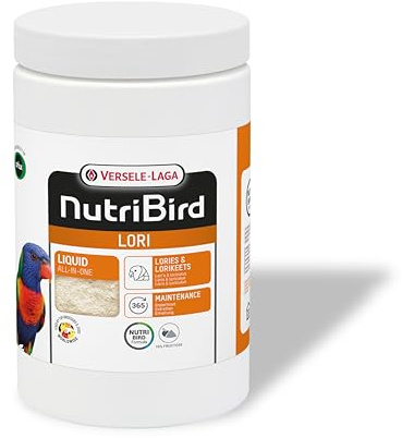 Versele-Laga NutriBird Lori | 700 g | Komplettnahrung für Loris und Loriculus | Zur Unterstützung der Darmflora und Verdauung | Mit natürlichen Tonmineralen und Präbiotika