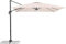 Megashopitalia Ombrellone da Giardino 3X3 Ecrù Piscina Terrazzo Bar Ristorante (Telo Beige e Struttura Antracite)