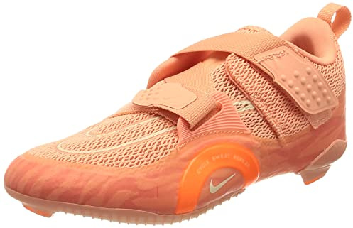NIKE Women's Superrep Sneaker, Crimson Bliss/Pearl White/Tota, 4 UK