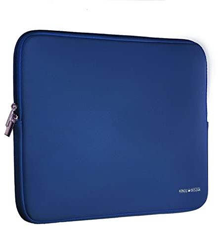 König Design, custodia per laptop, borsa per notebook da 13 pollici, custodia protettiva per notebook a prova di urti, custodia per laptop snella, custodia per PC, scuro blu