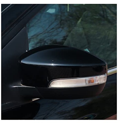 Spiegelkappen Für Ford Für Focus 3 MK3 Für SE Für ST Für RS Gloss Für Kuga Für Escape C520 Für EcoSport 2013-2018 Seitenflügel Rückspiegelabdeckung Gehäusekappen Seitenspiegel Abdeckkappen (Farbe : S