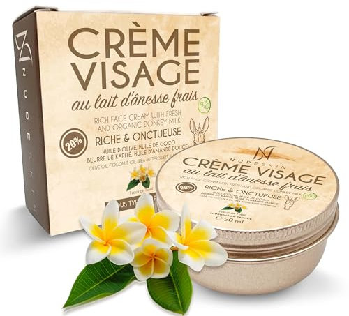 Gesichtscreme mit frischer Eselsmilch Bio 10%