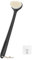 Back Scrubber for Shower with 17 Long Handle, Non-Slip Grip, Moderate Bristles Shower Brush for Gentle Exfoliation, Body Brush for Men & Women – Black