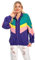 Seaehey 80er Jahre Jacke Trainingsjacke Damen Retro Trainingsanzug Tracksuit Sportswear Bunt Mantel Hip-Hop Disco 80er 90er Jahre Outfit Karneval Mottoparty