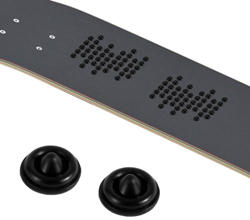 100 Stück rutschfeste Snowboard-Stomp-Pads, Selbstklebende Spikes Snowboard-Trittpolster Extra Griffpolster Winter-Ski-Zubehör (Schwarz)