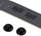 100 Pezzi Cuscinetti Antiscivolo per Snowboard, Puntali Autoadesivi Pedana per Snowboard Cuscinetti per Presa Extra Accessori per Sci Invernali (Nero)