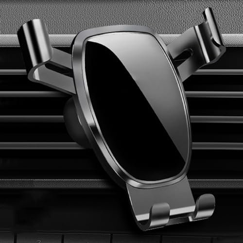 ZSSHUIHH Support Téléphone Voiture pour Audi A1 GB 2018 2019 2020-2023 2024+, 360 degrés Rotation Porte Téléphone Voiture Réglable,Mirror-Black