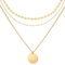 Berry Only Layering Ketten Set Edelstahl Boho Kette Gold Damen Wasserfest Goldkette 18K Goldene Kette Halskette Damen Gold für Muttertag