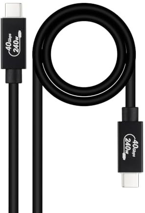 Nanocable Cable USB4 Gen3x2 40Gbps 240W USB-C 1M