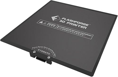 Fearet Pack of 2 3D Printer Parts Flexible Build Plate Kit for Flashforge Adventurer 3 Series Upgraded Print Platform