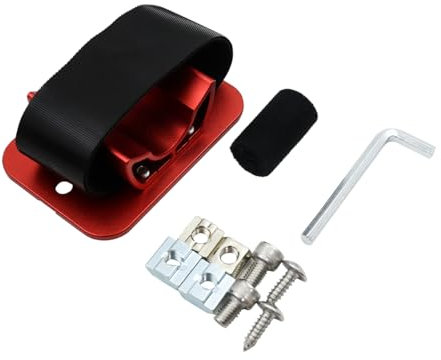 Ieron Support de Roue arrière Fixe, Support de Porte-Bagages arrière de vélo, adapté à la Voiture, Support de Porte-Bagages de vélo (Rouge)