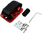 Ieron Support de Roue arrière Fixe, Support de Porte-Bagages arrière de vélo, adapté à la Voiture, Support de Porte-Bagages de vélo (Rouge)