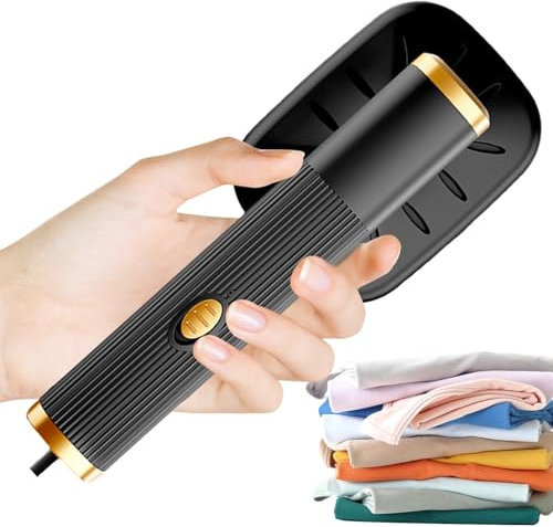 Steam Iron Handheld, Travel Steamer For Clothes Lightweight, 2-in-1 Wet And Dry Garment Steamer Handheld, Portable Fast Heating Ironing Machine With 180° Rotatable Handle For Wool