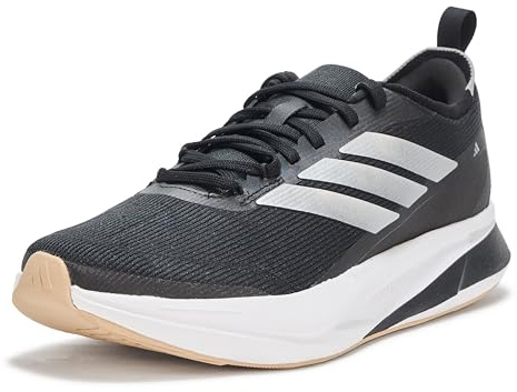 adidas Originals Women's Duramo Sl 2 Running Shoes, Black/Silver Metallic/White, 8 UK