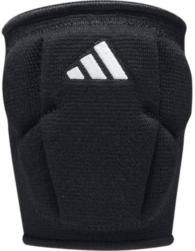adidas Rodilleras de voleibol para niños, color negro, talla M