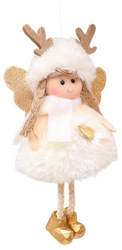 Weihnachtsengel Ornament Deko - Weihnachtsengel Deko, Plüsch Ornamente für Weihnachtsbäume | Plüsch Engel Deko Anhänger