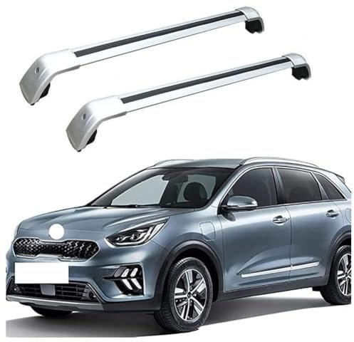 KGUXA Autodachträger für KIA NIRO/NIRO EV 2016-2020,Aluminium Roof Rack Railing Rack,for Bicycle Carrier, Roof Boxes or as Ski Holder,B