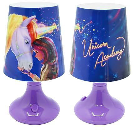 JOY TOY Unicorn Academy LED Mini Lampenschirm in Geschenkpackung 10x10x19 cm