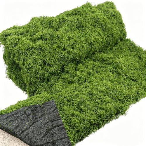 SunYoda 39 x 39 Artificial Moss Mat, Faux Green Moss Sheet for Planters, Crafts, DIY Projects, Table Centerpieces, Fairy Gardens & Wedding Floral Decor