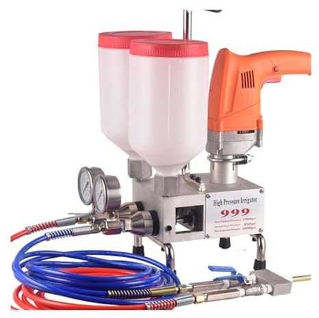 1100W Two-Component Polyurethane Foam/Epoxy Resin Grouting Machine Waterproof Fluid Leakage Repair Tool for DIY Use
