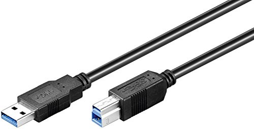 Goobay 95722 USB 3.0 Superspeed Cable, Black, 0.5m Length