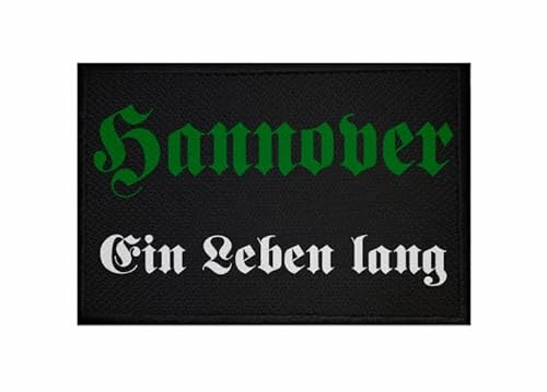 U24 Aufnäher Hannover Ein Leben lang Aufbügler Patch 9 x 6 cm
