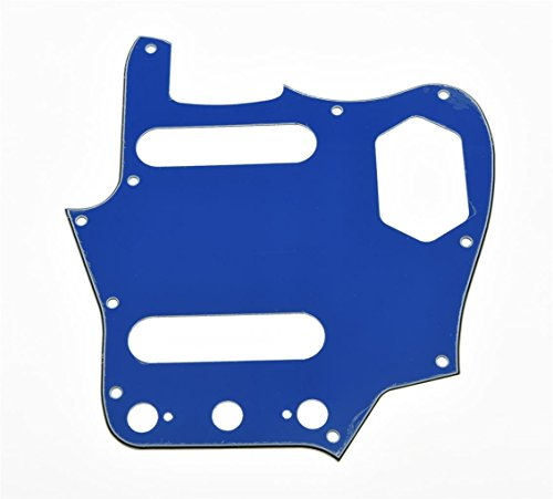 kaish Jag Gitarre Pickguard Scratchen Teller blau 3-lagig für uns/mexikanischen Vintage Fender Jaguar