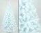 Künstlicher weißer Weihnachtsbaum Georgia 180cm mit 545 Zweige, B1 PVC Nadeln schwer entflammbar von kunstpflanzen-discount.com