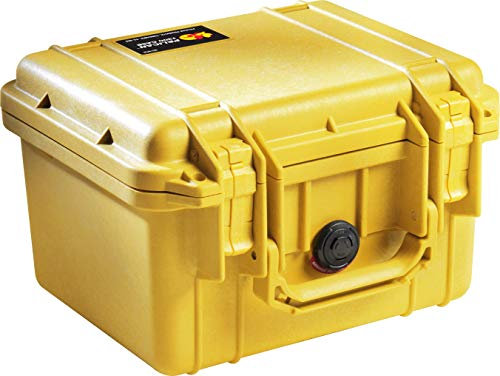 Pelican 1300 Case with Foam for Camera - Yellow