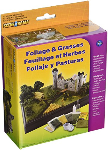 Woodland Scenics SP4120 Lernbausatz Diorama-Set Blattwerk und Gräser Landschaft selbst gestalten Spur Z N TT H0