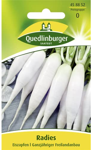 Quedlinburger Radies 'Eiszapfen', 1 Tüte Samen