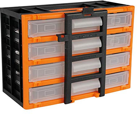 Cogex 72070 Casier de rangement en plastique 4 tiroirs