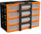Cogex 72070 Casier de rangement en plastique 4 tiroirs