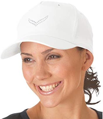 Trigema Damen Baseballmütze Schwinge Baseball Cap, Weiß (weiß 001), One Size (Herstellergröße: 900)