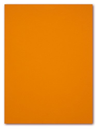 100 Blatt farbiges Briefpapier Lysco Color Paper NEON Hellorange Format DIN A4 (210 x 297 mm) Papier Farbe Briefbogen Orange (LCP-111)