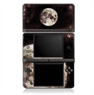 DeinDesign Skin kompatibel mit Nintendo DSi XL Folie Sticker Erde Mond Weltall