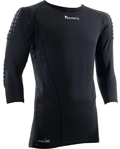 Precision GK Padded Base-Layer Shirt Junior Size LB (Black), one size, K-REY-PRG053LB
