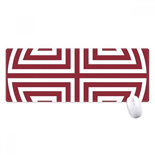 Tapis de Souris Chinois Traditionnel Chinois à Quatre Symboles antidérapants Grand Tapis de Souris étendu pour Le Bureau et Le Bureau