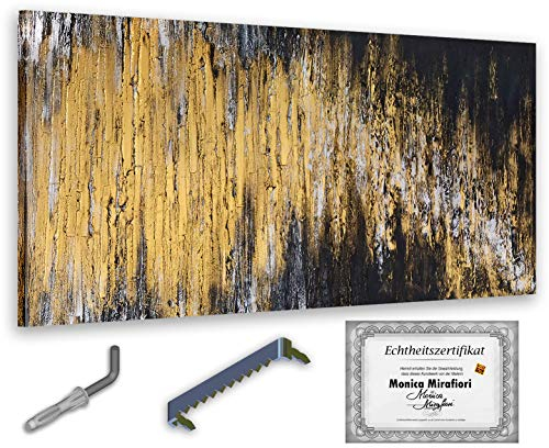 Monica Mirafiori I 100% HANDGEMALT I Gemälde Avantgarde 140x70cm | Gemälde Handgemalt | Acrylgemälde | Sehr Großes Acrylbild I Moderne Kunst I Kunstbilder