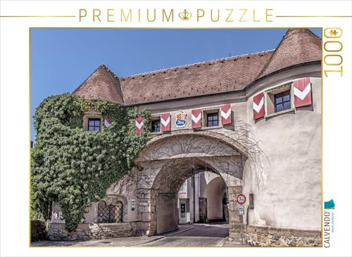 CALVENDO Puzzle Das Linzer Tor, EIN ehemaliger Stadtturm | 1000 Teile Lege-Größe 64 x 48 cm Foto-Puzzle für glückliche Stunden
