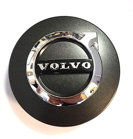 Volvo Radnabendeckel, Radnabenkappen, Radnabenabdeckung - Schwarz, Kunststoff, Anschraubbar