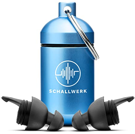 Schallwerk ® Sleep+ | Ohrstöpsel zum Schlafen – Hochwertige Ohrenstöpsel, dämpft Lärm & Schnarchen – Gehörschutz ideal für ruhigen Schlaf und gegen Schnarchen