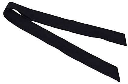 FeiyanfyQ Schal, Koch, Krawatte, Halstuch, Schal, Zuhause, Küche, Restaurant, Hotel, Kellner, Schweiß, Handtuch, Dekoration, bequem für Damen und Herren Gr. One size, Schwarz